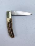 Vintage Parker Cutlery Company Buzz Tail Wharncliffe Blade Folding Knife 