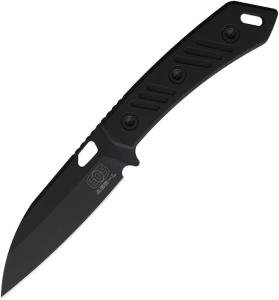EOS Sandshark Blackout G10 AEB-L Wharncliffe Fixed Blade Knife w/ Sheath 142