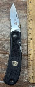 Vintage Al Mar Folding Knife Seki Japan Custom Fused Spyderco Clip 