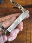 Vintage CASE XX #079 Mother of Pearl 2-Blade Folding Pocket Knife SS. 1978
