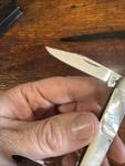 Vintage CASE XX #079 Mother of Pearl 2-Blade Folding Pocket Knife SS. 1978