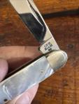 Vintage CASE XX #079 Mother of Pearl 2-Blade Folding Pocket Knife SS. 1978