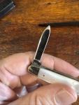 Vintage CASE XX #079 Mother of Pearl 2-Blade Folding Pocket Knife SS. 1978