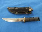 VINTAGE 1980'S AL MAR 4004 SHUGOTO TANKEN KNIFE WITH ORIGINAL SHEATH