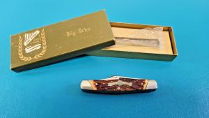 Vintage John Primble Big John 72-BJ Folding Knife 3 Blades in Factory Box TR550