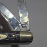 Vintage Case XX USA 6327 Three Blade Red/Brown Handle Folding Pocket Knife! 