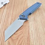 CIVIVI Amirite Pocket Knife, Folding Knife with 3.48" Nitro-V Modified Wharncliffe Blade G-10 Handle, Button Lock Knife For Men Gift C23028-1