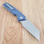 CIVIVI Amirite Pocket Knife, Folding Knife with 3.48" Nitro-V Modified Wharncliffe Blade G-10 Handle, Button Lock Knife For Men Gift C23028-1