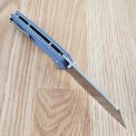 CIVIVI Amirite Pocket Knife, Folding Knife with 3.48" Nitro-V Modified Wharncliffe Blade G-10 Handle, Button Lock Knife For Men Gift C23028-1