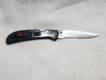 Vtg. Al Mar Falcon Ultralight, Black Micarta Lockback Pocketknife Japan