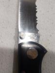 Vtg. Al Mar Falcon Ultralight, Black Micarta Lockback Pocketknife Japan