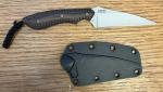 CRKT S.P.E.W. 3" Everyday Carry Wharncliffe 2388 Fixed-Blade Knife w/ Sheath