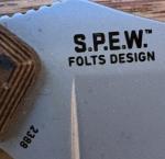 CRKT S.P.E.W. 3" Everyday Carry Wharncliffe 2388 Fixed-Blade Knife w/ Sheath