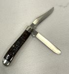 VTG 1980’s Case XX 6207 SP SSP Mini Trapper Pocketknife Jigged Bone USA