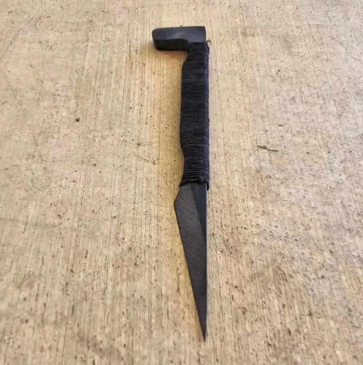 Revenant Corps IMP Fixed Knife 2.25" Black G10 Blade Epoxy Wrapped/G10 Handle