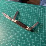 Schrade USA Old Timer Lumberjack Stockman 3 Blade 858 Vintage Pocket Knife