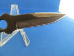 VINTAGE  AL MAR Commando Cutlery Boot Knife JAPAN 80s 90s  Leather sheath RARE