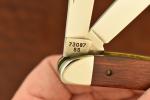 VINTAGE CASE XX USA 7 DOT 1993 SMOOTH WOOD STOCKMAN KNIFE 73087 SS NICE (26608)