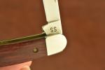 VINTAGE CASE XX USA 7 DOT 1993 SMOOTH WOOD STOCKMAN KNIFE 73087 SS NICE (26608)