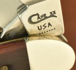 VINTAGE CASE XX USA 7 DOT 1993 SMOOTH WOOD STOCKMAN KNIFE 73087 SS NICE (26608)
