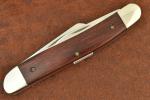 VINTAGE CASE XX USA 7 DOT 1993 SMOOTH WOOD STOCKMAN KNIFE 73087 SS NICE (26608)