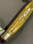 Vintage CASE XX USA 5375 Large Stag STOCKMAN Pocket Knife Dated 1965-1969