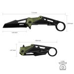 Tactical Folding Knife Camping Knife Folding Knife With Aluminum Handle Pocket