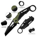 Tactical Folding Knife Camping Knife Folding Knife With Aluminum Handle Pocket