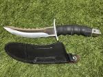 Vintage 1980' Rare Al Mar Warriors Japan Dagger Knife With Original Sheath