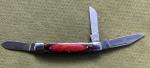 VINTAGE B.M.W. SOLINGEN 3 BLADE 3.5" WOOD HANDLE POCKET KNIFE NEVER USED