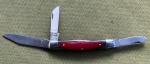 VINTAGE B.M.W. SOLINGEN 3 BLADE 3.5" WOOD HANDLE POCKET KNIFE NEVER USED