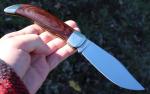 Unused Vintage CASE XX USA P172 Pakkawood Large Clasp Buffalo Knife 1976 4 Dot