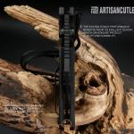 ARTISANCUTLERY Tactical Knife Proponent (1820P) D2 Steel Black PVD Blade Blac...