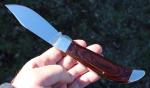 Unused Vintage CASE XX USA P172 Pakkawood Large Clasp Buffalo Knife 1976 4 Dot