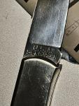 Vintage Al Mar HAWK KNIFE RARE STAMP USA Seki Japan  MIRROR BLADE