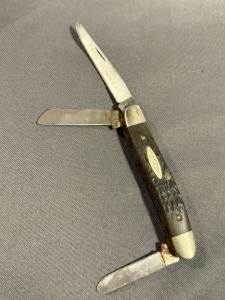 Vintage Case XX 6318 Stockman SS 3 Blade Pocket Knife