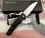 Pro Tech 5301 Malibu Black aluminum 3.5" wharncliffe Magnacut - NEW In Box