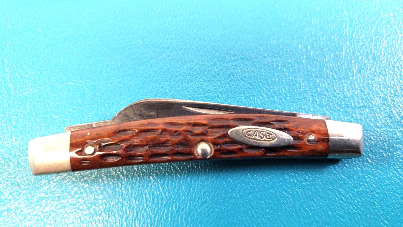 Vintage CASE XX 6269 Folding Pocket Knife Jigged Bone 1940-1965 TR761