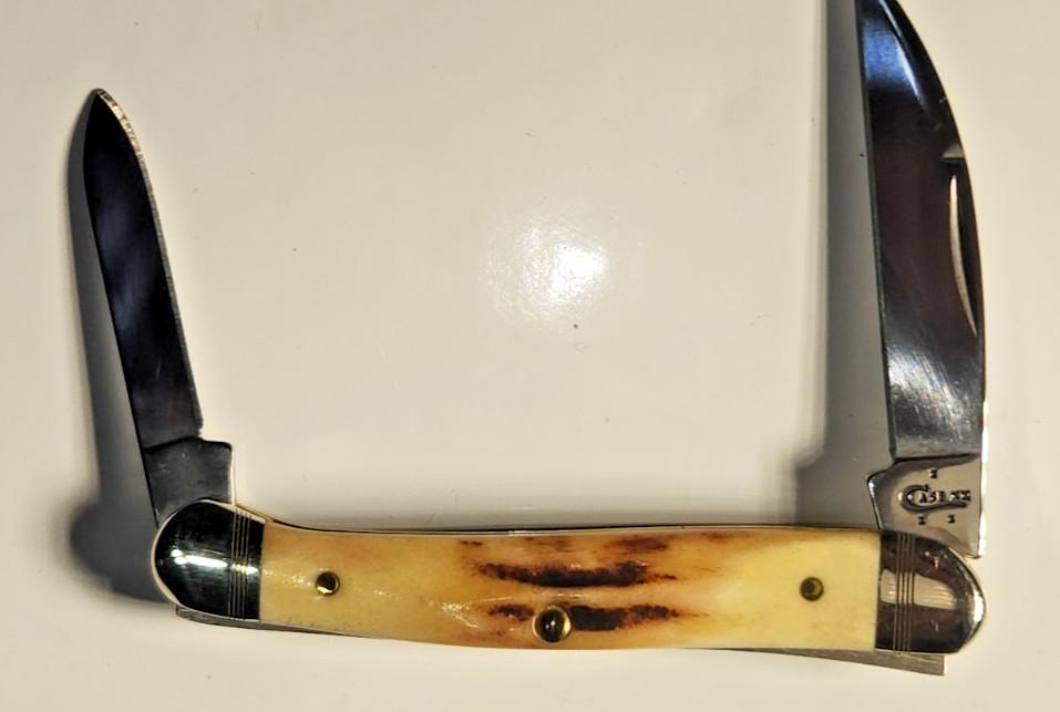 Case XX USA V52109W SS Mini Copperhead Knife Vintage Stag