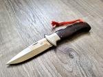 VINTAGE AL MAR SERE 3003 FOLDING KNIFE MICARTA HANDLE 1980S SEKI JAPAN