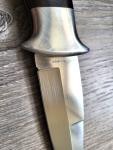 VINTAGE AL MAR SERE 3003 FOLDING KNIFE MICARTA HANDLE 1980S SEKI JAPAN