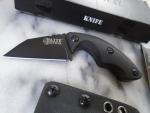 Elite Tactical Sidearm Covert Fixed Blade Knife Full Tang D2 G10 Kydex ET-FIX010