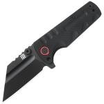 ARTISANCUTLERY Tactical Folding Knife D2 Steel G10 Handle Black PVD Blade 1820P