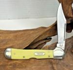 Vintage Case XX USA 31549L CV Smooth Yellow Bone Copperlock pocket knife 2002
