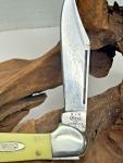 Vintage Case XX USA 31549L CV Smooth Yellow Bone Copperlock pocket knife 2002