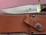 MINTY RARE AL MAR GRUNT KNIFE W/SHEATH- NO BOX- VINTAGE MODEL- JAPAN