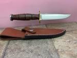 MINTY RARE AL MAR GRUNT KNIFE W/SHEATH- NO BOX- VINTAGE MODEL- JAPAN