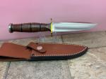MINTY RARE AL MAR GRUNT KNIFE W/SHEATH- NO BOX- VINTAGE MODEL- JAPAN