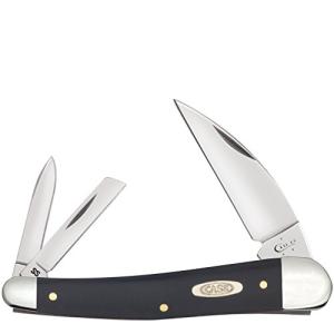 Case WR XX Pocket Knife Black Synthetic Seahorse Whittler Item #22511 - (2355Wh SS) - Length Closed: 4 Inches