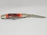 Vintage Frost Japan red bone Range Rider three blade pocket knife